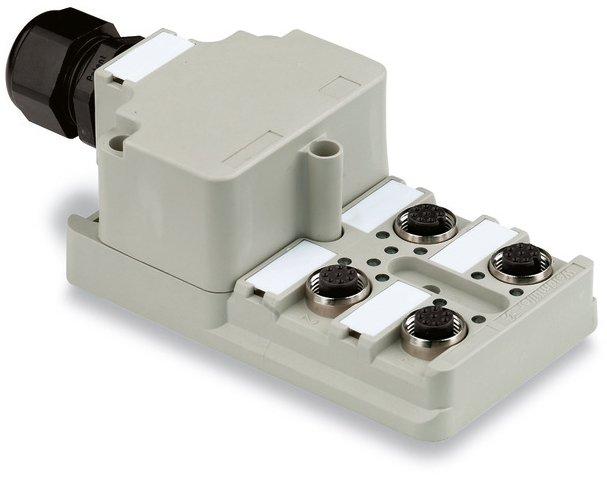 Passiver Sensor-/Aktor-Verteiler (ohne Leitung) Komplett-Modul Haubenversion