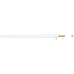 PVC Aderleitung Yf 4 weiß Eca 100m Bund