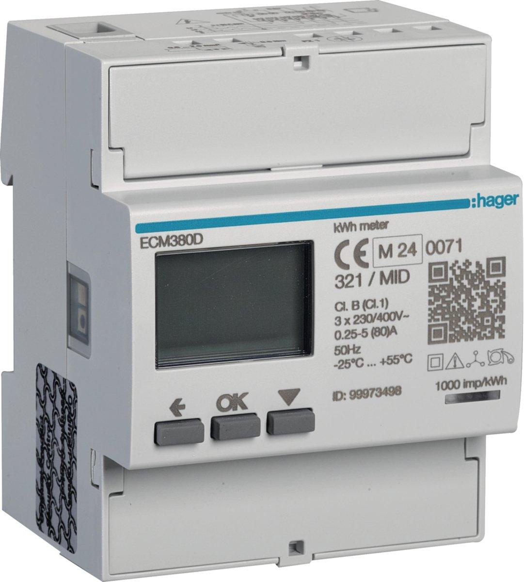 Energiezähler 3-phasig direkt 80A MBUS MID