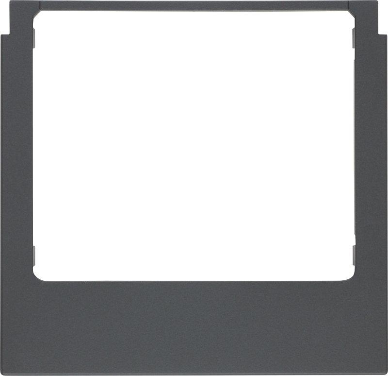 Designrahmen eckig anthrazit matt