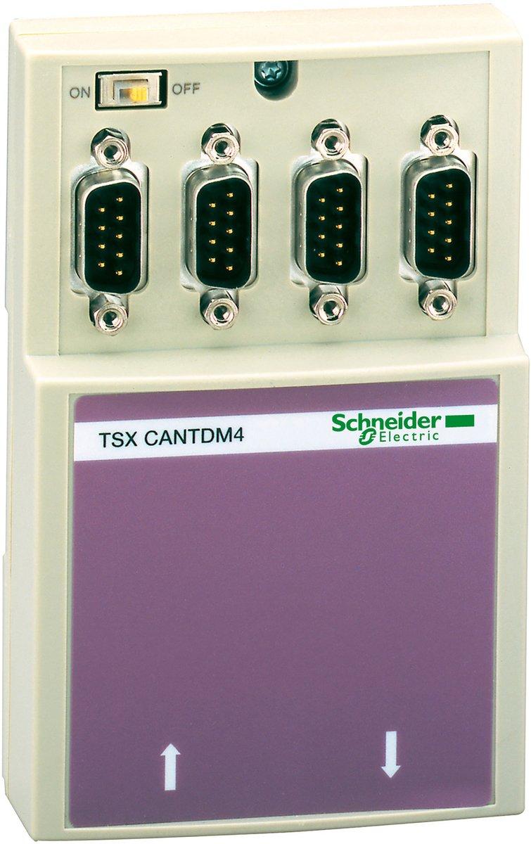 CANopen-Tap 1 Schraubklemml. und 4 SUB-D9