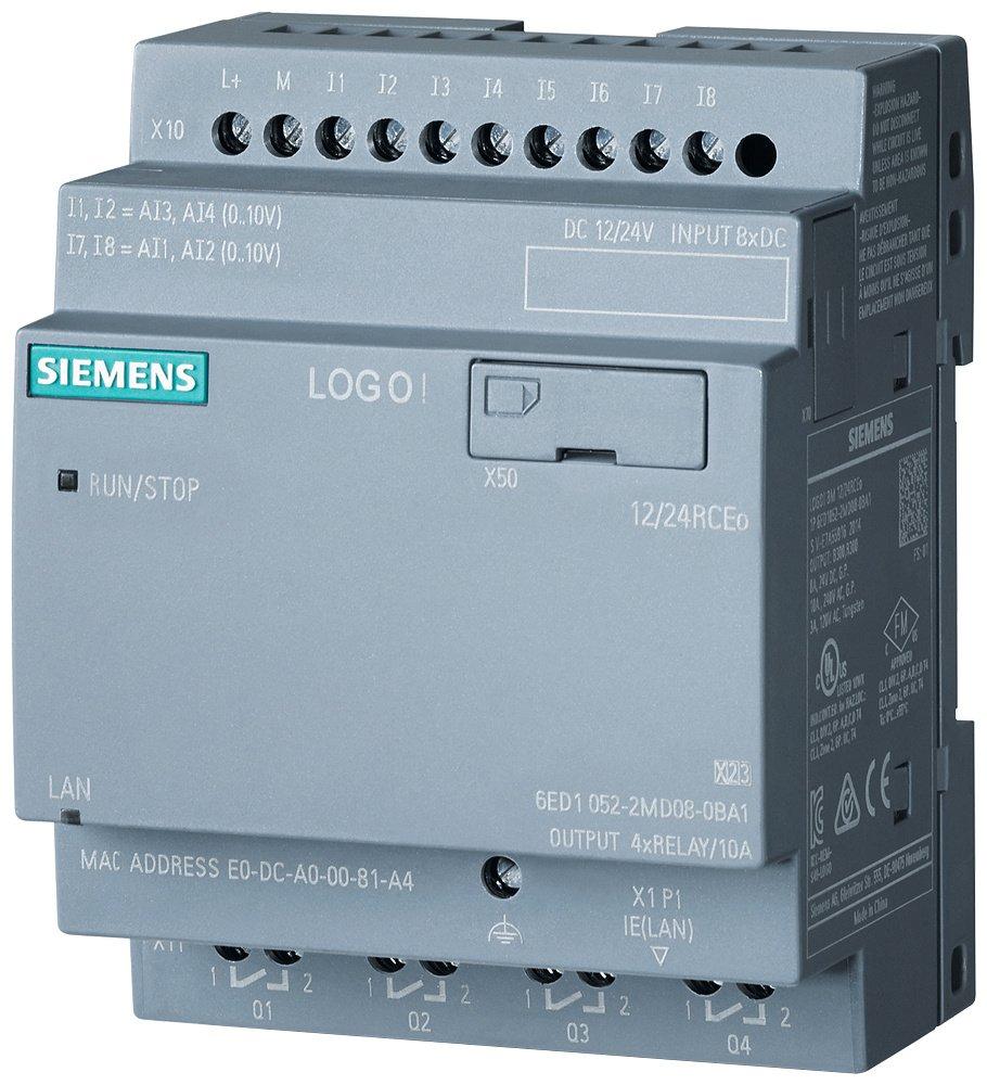 SIPLUS LOGO! 12/24RCEO - Logikmodul ohne Display SV/E/A: 12/DC 24V/Relais