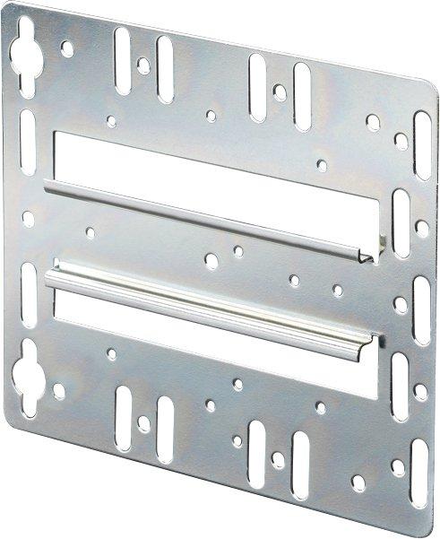 Montageplatine mit integrierter Hutschiene für TS, TS IT, SE