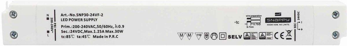 SMARTLED Super Slim LED Treiber IP20 24VDC 30W