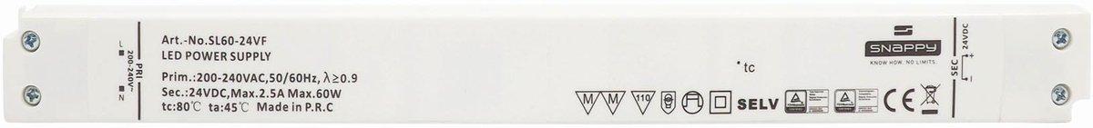 SMARTLED Super Slim LED Treiber IP20 24VDC 60W