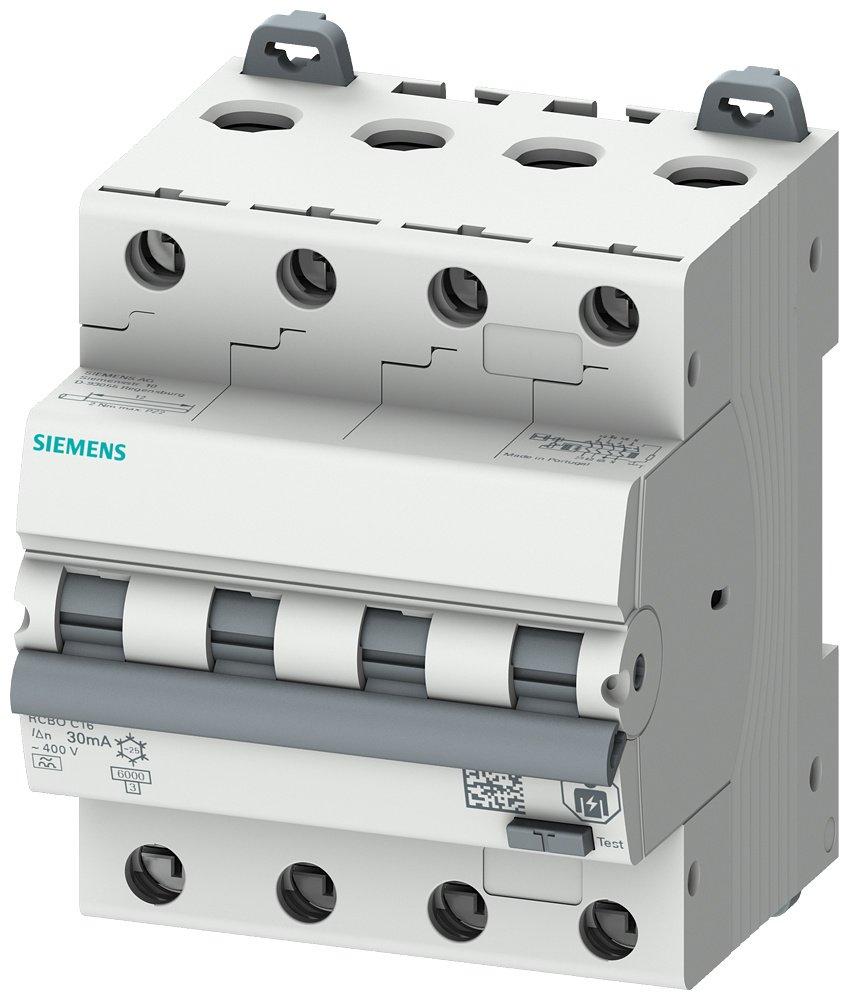 FI/LS-Schalter 6 kA 4-polig Typ A 30mA B-Char 400V/16A