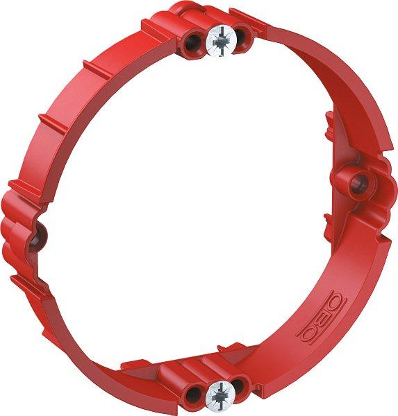 UP Putzausgleichsring für Unterputzdose DM 60mm H12mm PS signalrot RAL9001