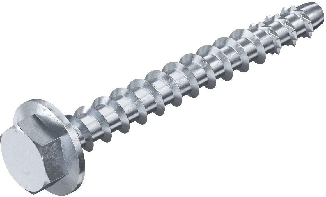 Sechskantanker mit angepresster Scheibe 12x100mm St verzinkt