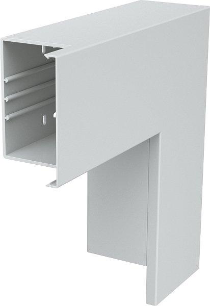 Flachwinkel 300x130x100mm PVC lichtgrau RAL7035