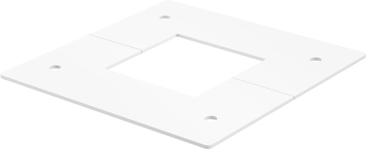 Deckenblende für Teleskop 45 mm x 45 mm St reinweiß RAL9010