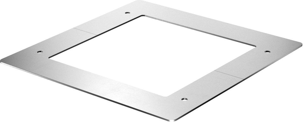 Deckenblende für Säulenprofil 130x130 mm St weißaluminium RAL9006