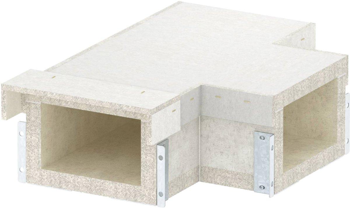 T-Stück EI60 für PLCS D061220 200x120mm grau