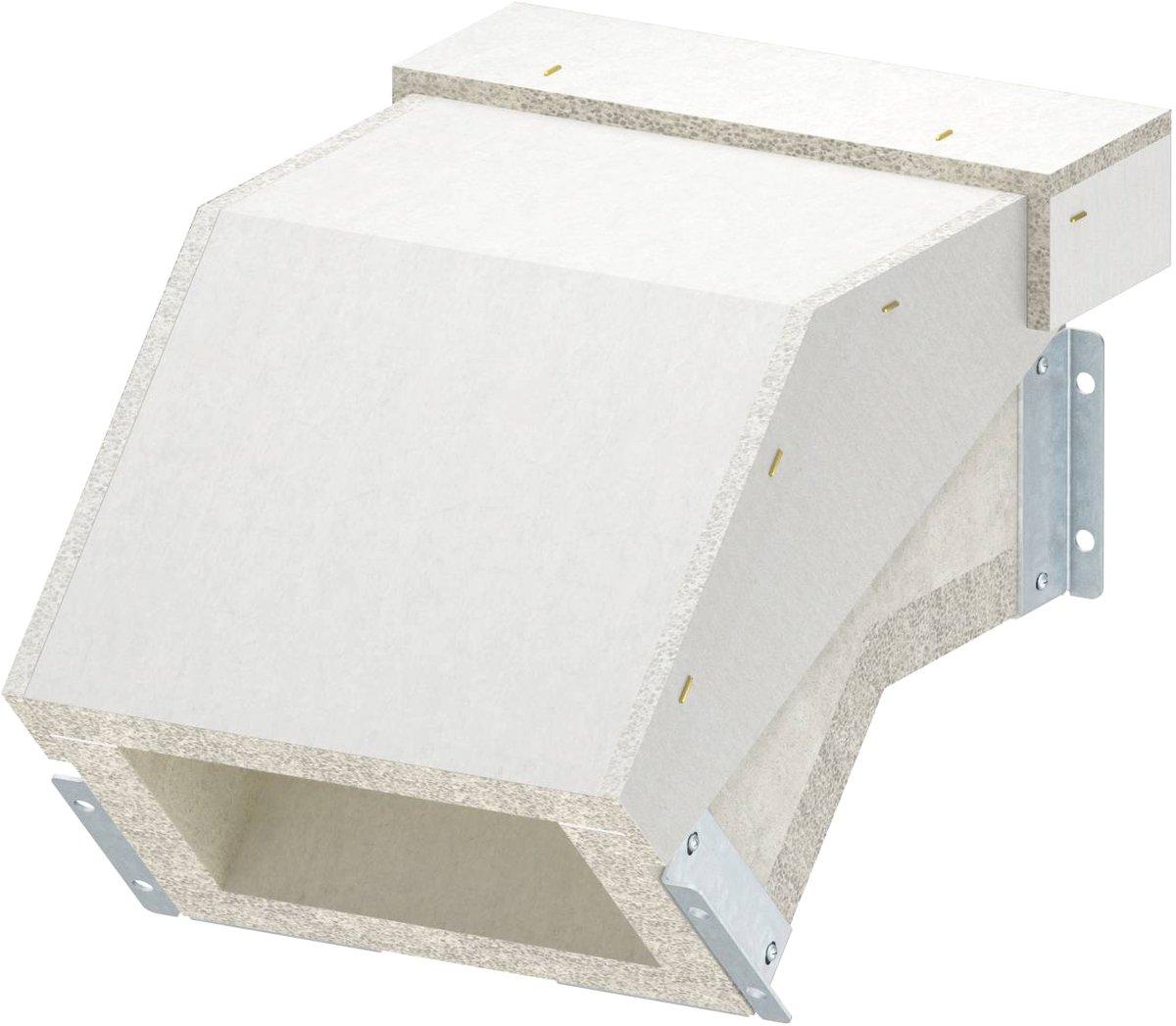 Vertikalbogen fallend EI60 für PLCS D061220 200x120mm grau
