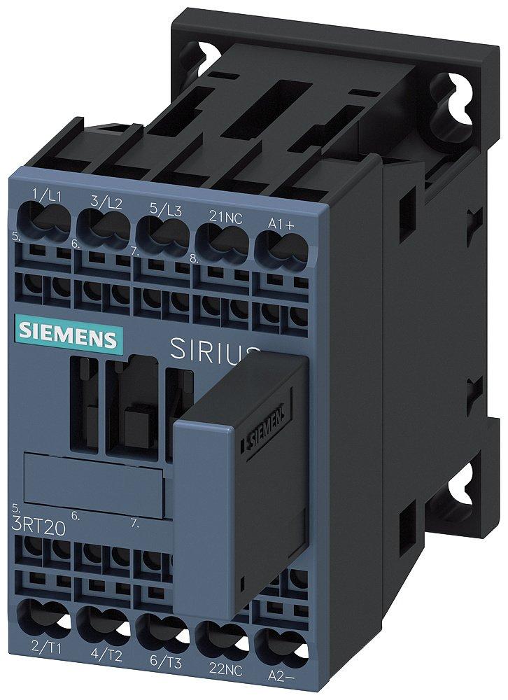 Koppelschütz, AC-3, 12 A/5,5 kW/400V, 3-polig, DC 24V, 1Ö, Federzuganschluss