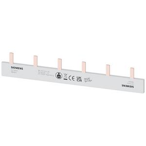 Stiftsammelschiene, 10mm² Anschluss: 14x 1-phasig berührungssicher