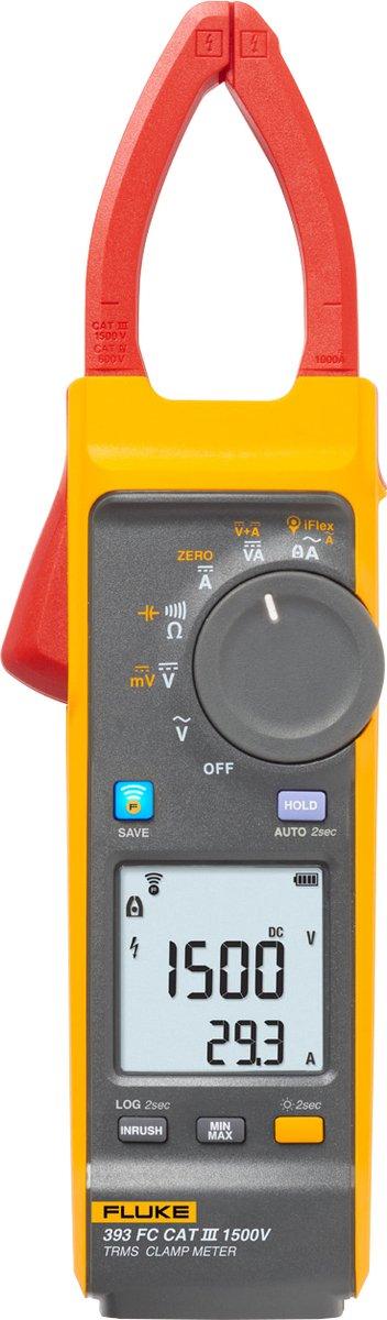Echteffektiv-Strommesszange Fluke 393 FC mit iFlex m. Messkategorie CATIII 1500V