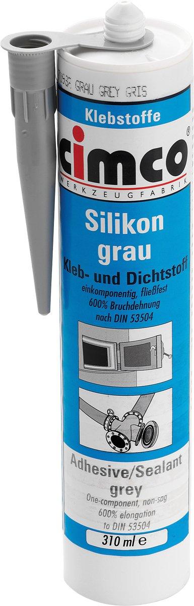 Silikon für Kabelkanäle 310ml 1-Komponenten-Klebe-und Dichtungsmittel grau