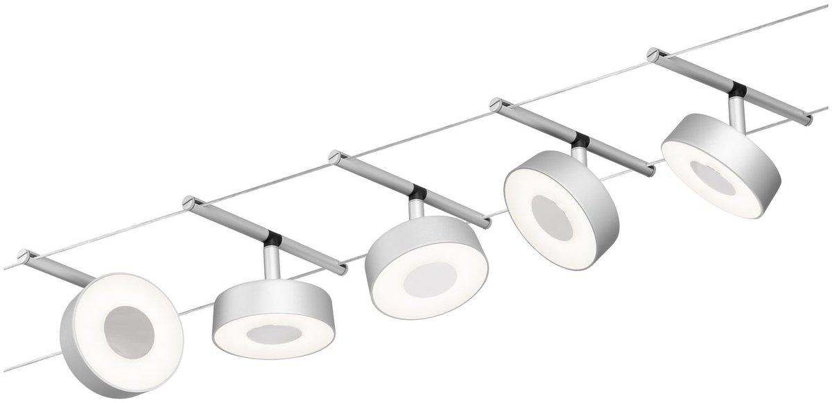 Wire Systems Seilsystem DC Circle 5x5W 12VDC 60VA 3000K Chrom-matt
