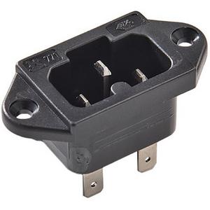 Heißgeräte-Einbaustecker C16A