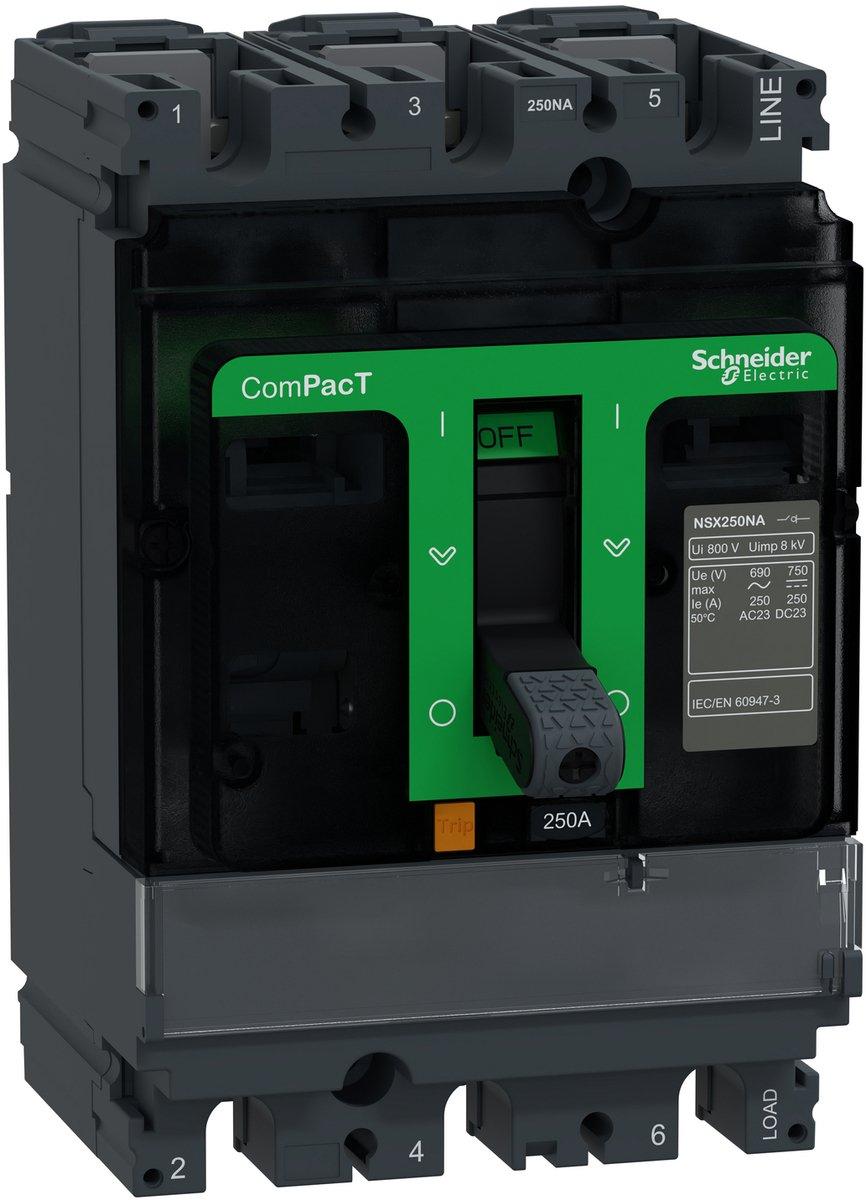 Lasttrennschalter ComPacT NSX250NA, 3 poles, 250 A, AC22A, AC23A