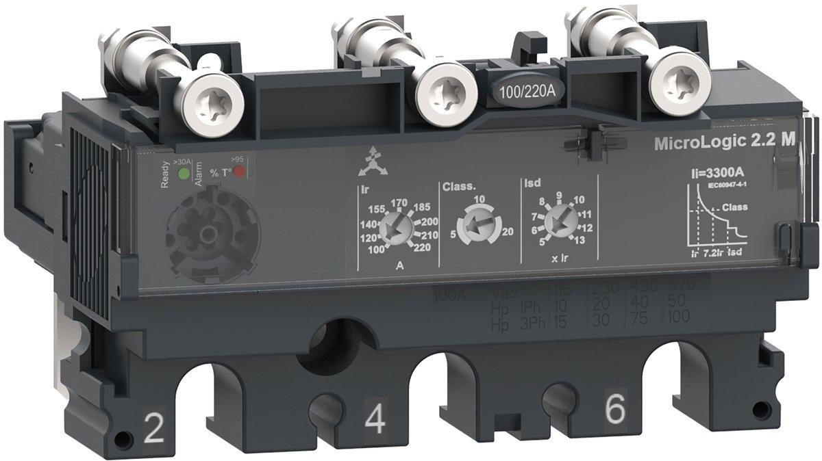 Elektronisches Auslösegerät MicroLogic 2.2M Motorschutz 220A 3P3D