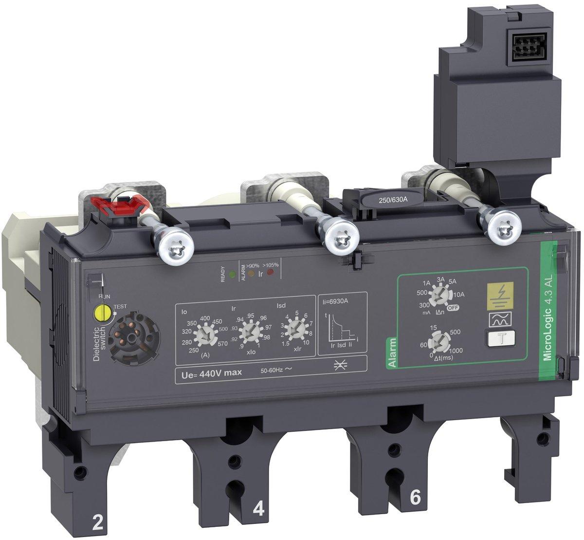 Elektronisches Auslösegerät MicroLogic 4.3 AL 570A 3P3D für ComPacT NSX630