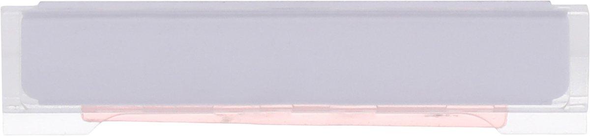 Beschriftungsträger Mittelsteg von vorne transparent - Reflex SI/Duro 2000 SI