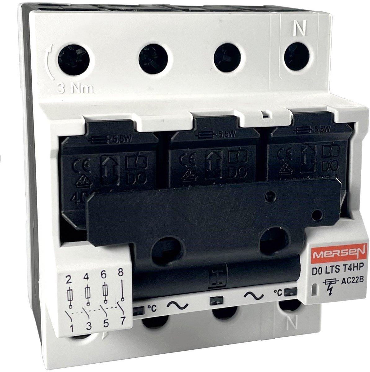 T4HP D02 Lasttrennschalter 63A 3+N-polig mit Drehfeldanzeige und FM