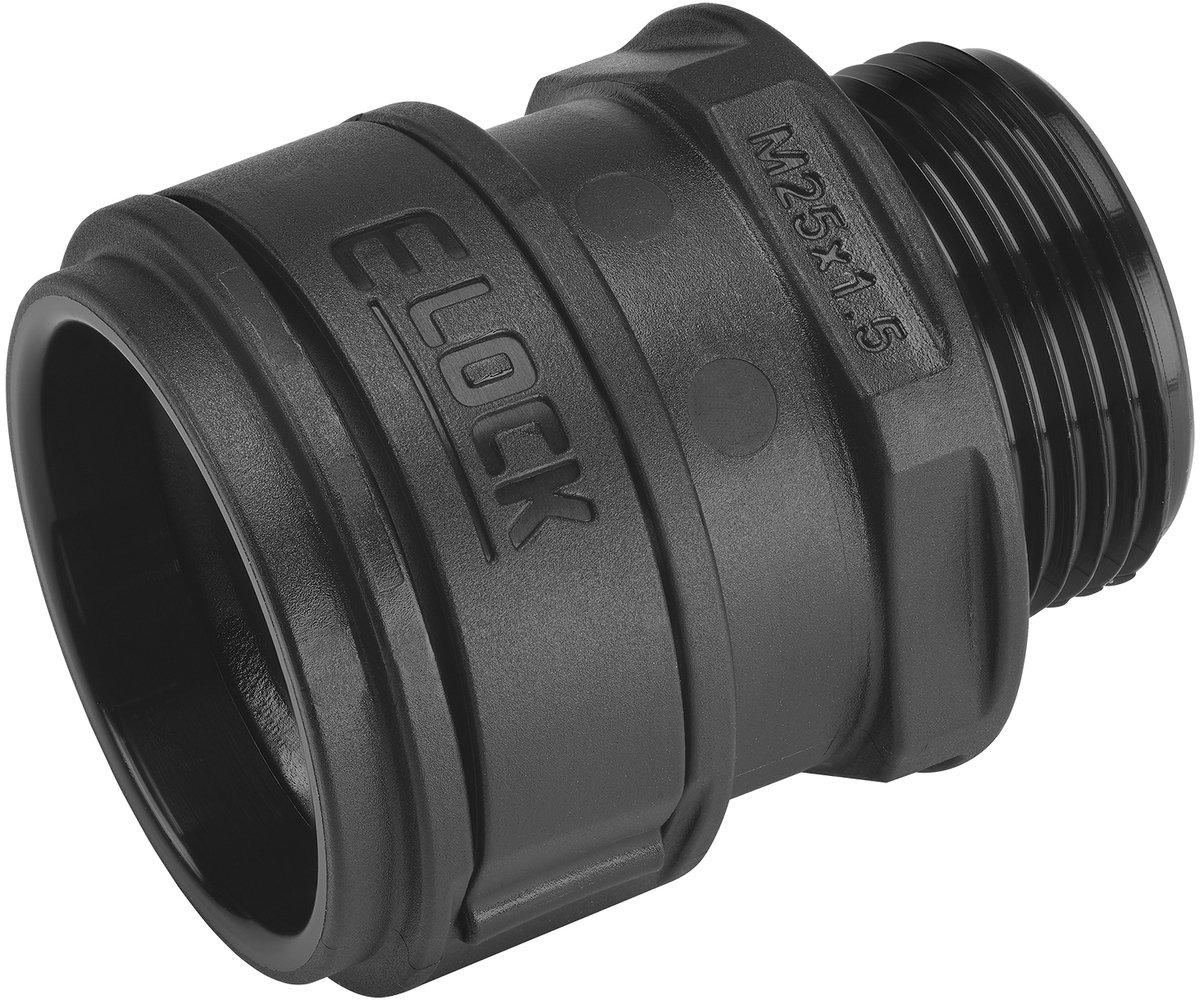 Kunststoffverschraubung schwarz M25x1,5