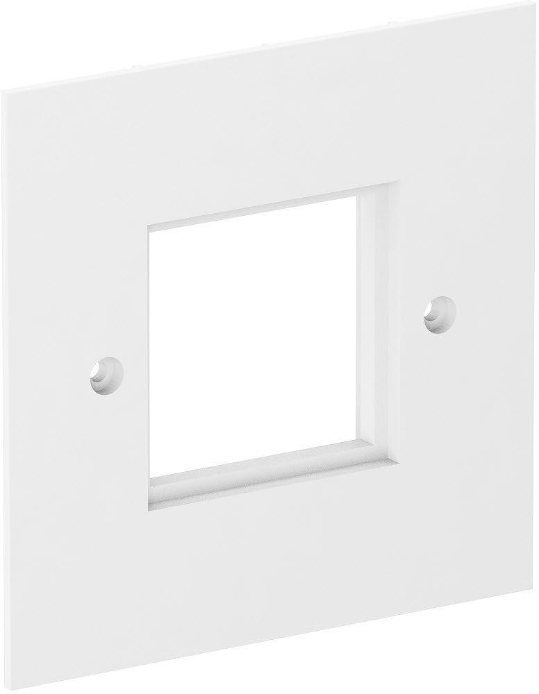 Abdeckplatte 1-fach Modul 45 95x95mm PA reinweiß 9010