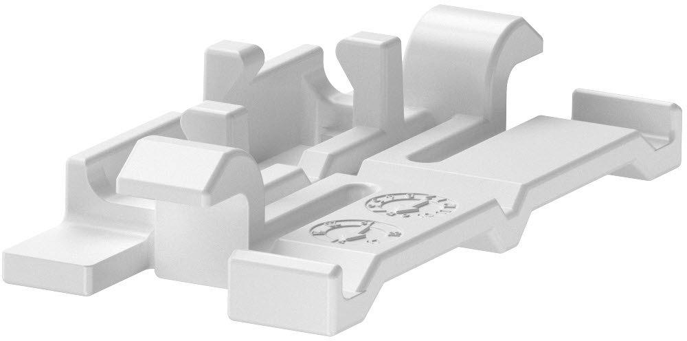 Oberteilklammer halogenfrei 49x29 PC/ABS reinweiß 9010