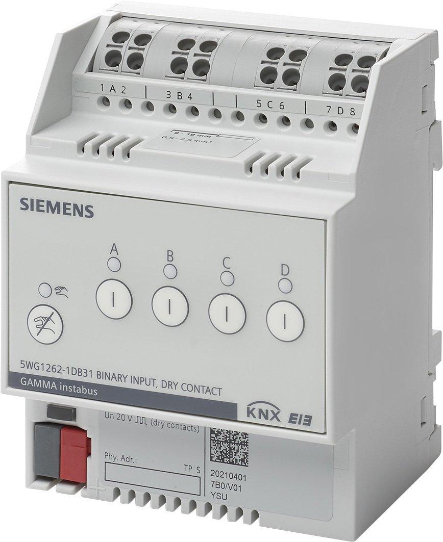 KNX Binäreingang 4-fach mit potentialfreien Kontakten