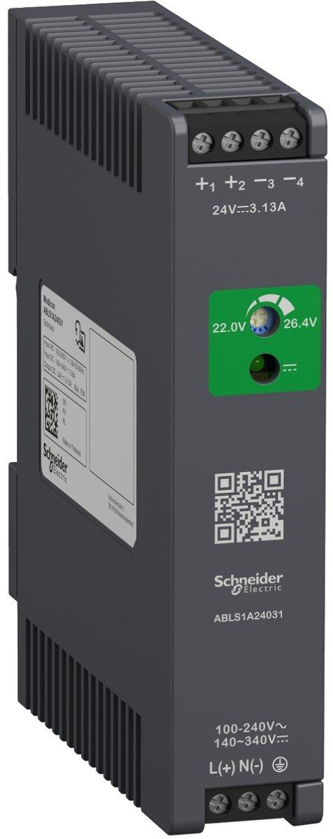 Getaktete Spannungsversorgung OPTIMUM 100-240 VAC 24VDC 3,1A 75W 1-phasig