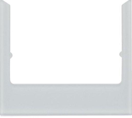 Designrahmen eckig Glas alu