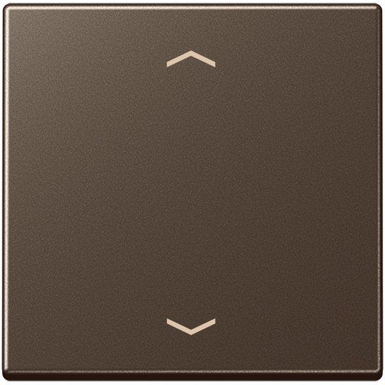 Steuertaste Standard, mit Pfeilsymbolen, Duroplast lackiert, Serie A, mokka