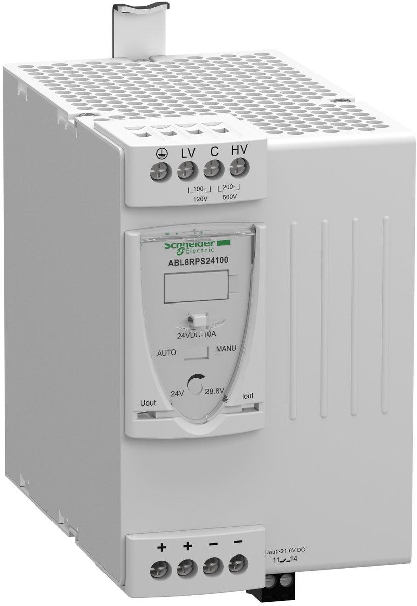 Getaktete Spannungsversorgung 1-/2-ph 100..500 V DC 24 V DC 10A 240 W