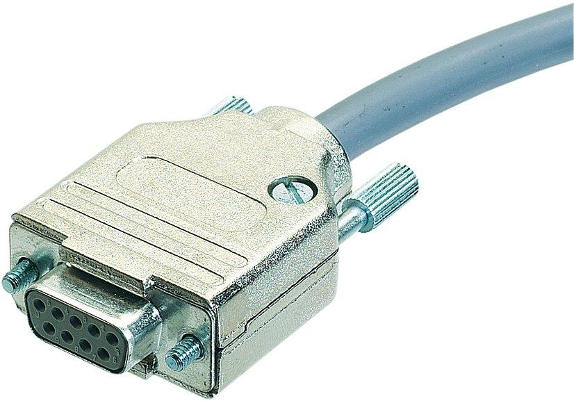 Schalengehäuse inkl. Kabeltüllensatz Baugröße D-Sub 2 Rändelschraube Gewinde M3