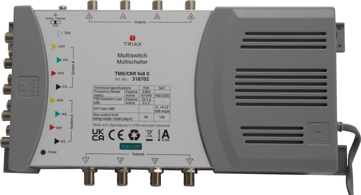 Einzel-Multischalter 9in/8out TMS/CKR 9x8 S