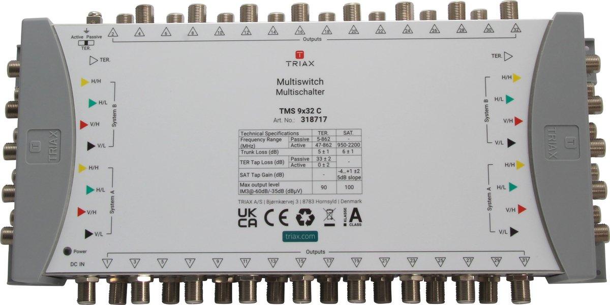 Kaskaden-Multischalter 9in/24out TMS 9x34 C