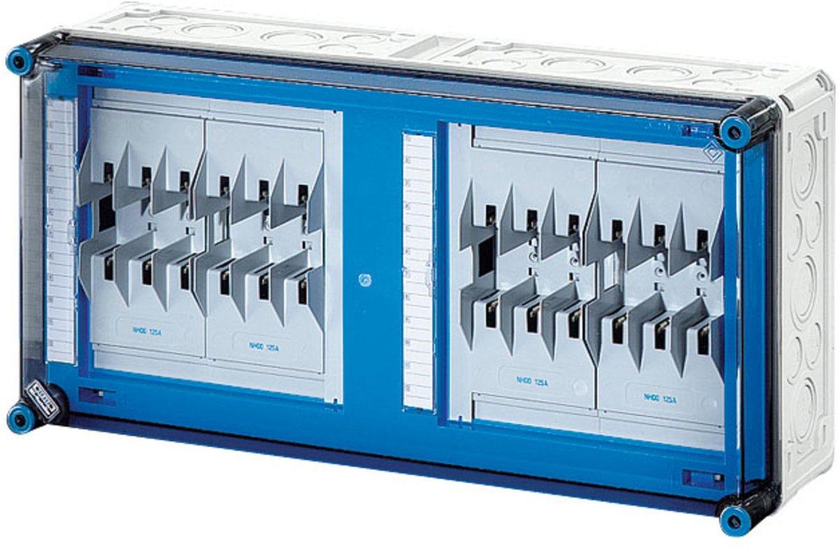 MI 6461 MI-NH-Sicherungsgehäuse 4xNH00 3pol 250A Sammelschiene 5pol