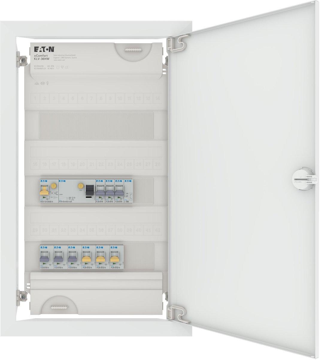 FLEX KLV Kleinverteiler bestückt 3-reihig HW & UP 13A & 16A