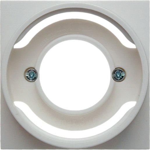 Zentralstück für Lichtsignal E14 S.1/B.3 /B.7 Glas polarweiß glänzend
