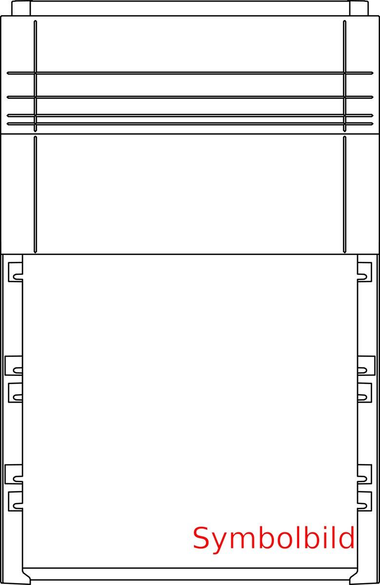 Kunststoffsockel steckbar 1200 mm