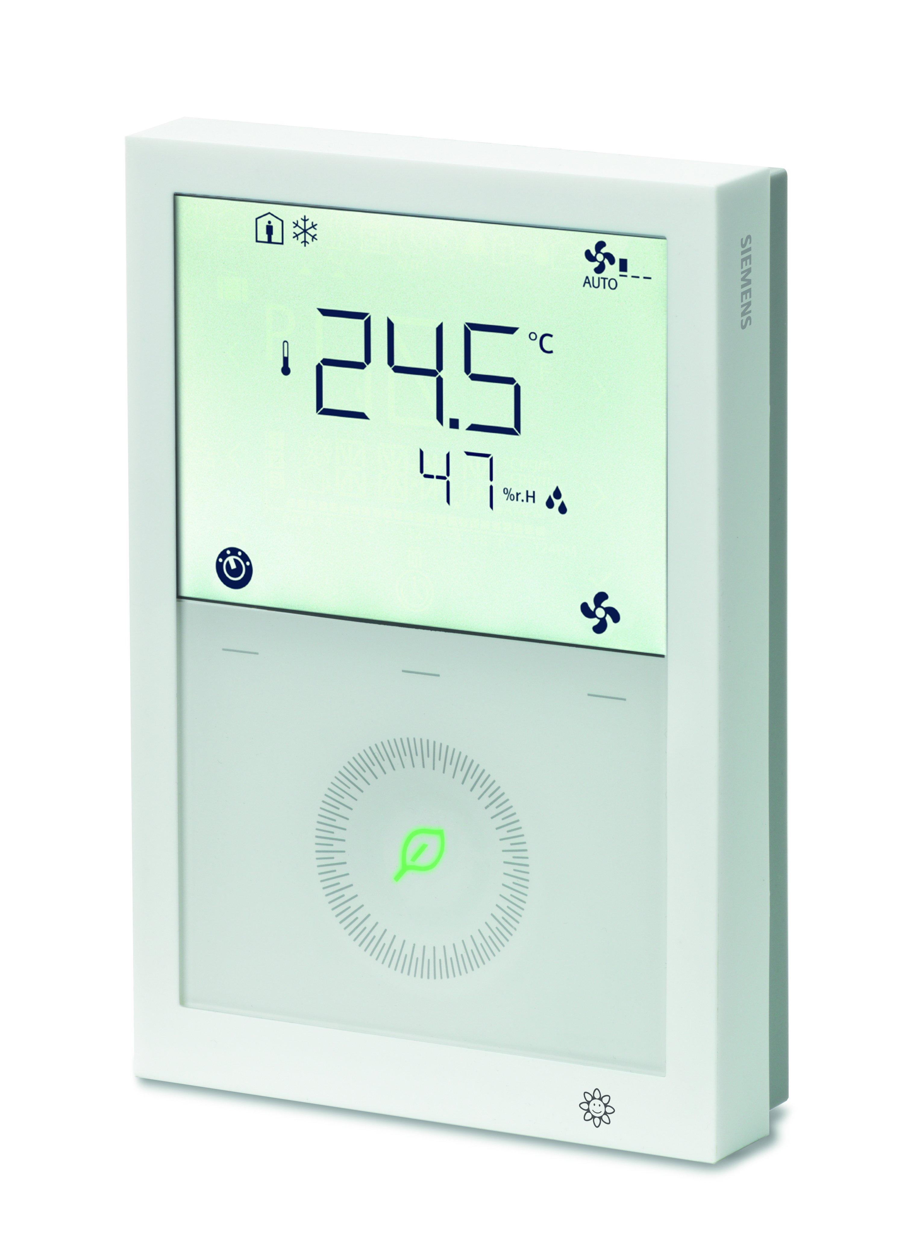 KNX Raumtemperaturregler LCD 5..40 °C - 2/3-Pkt / PWM FanCoil / Universal