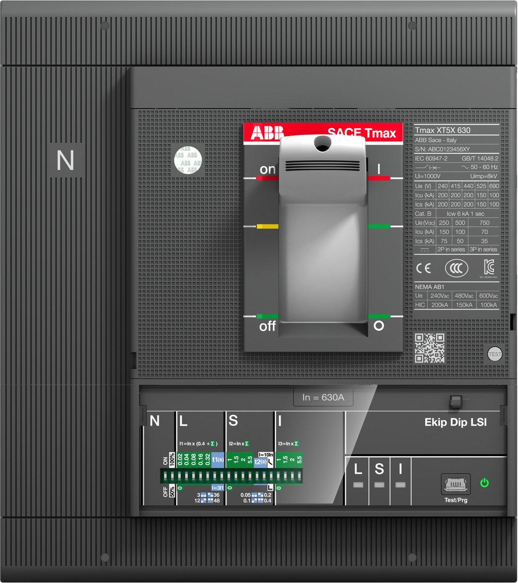 Kompaktleistungsschalter XT5N 400 Ekip Dip LSI In 400A 4P FF