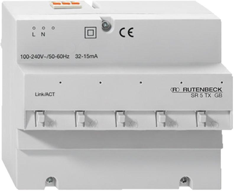 Gigabit-Switch REG-Montage 5 x RJ45-Port 10/100/1000 Mbit/s