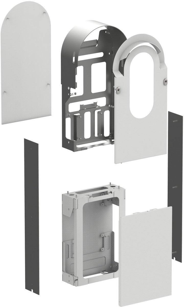 EVlink Metallic-Kit für EVlink Pro AC Bodenmontage 1 Ladepunkt IK10 C4M