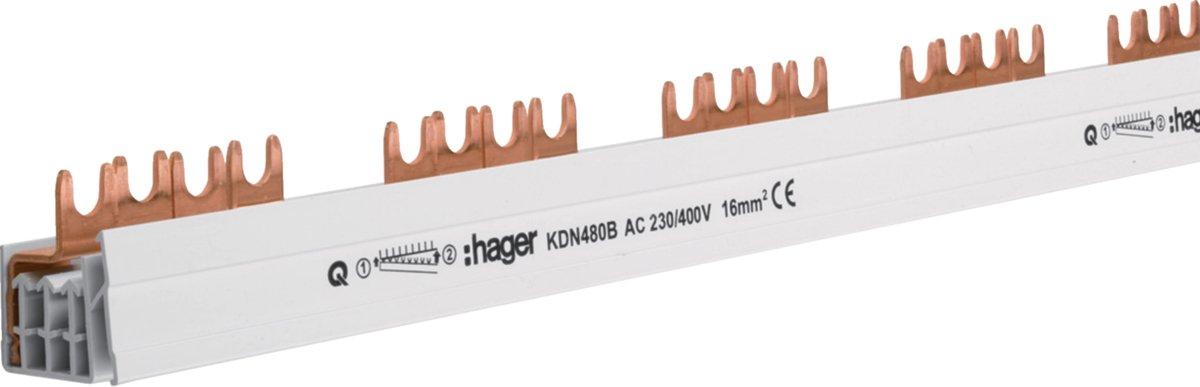 Phasenschiene 4-polig Gabel 16mm² 57M KDN480B