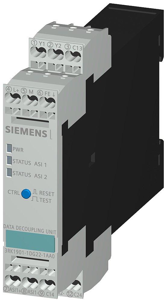 AS-Interface Datenentkoppl. 2x 4A Feder AS-Interface