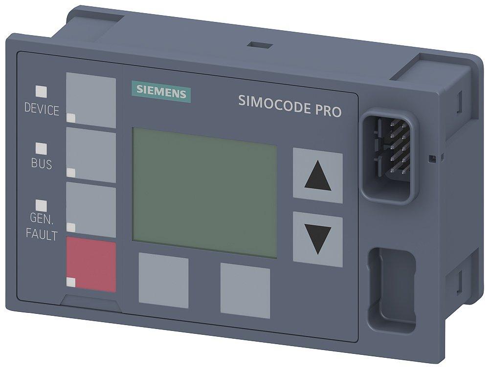 Bedienbaustein mit Display - für SIMOCODE pro V - Einbau in Schaltschranktür